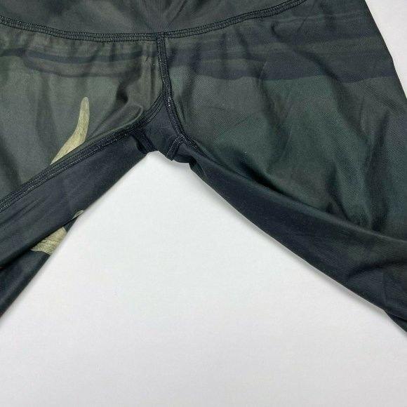Teeki Deer Medicine Charcoal Hot Pant Stretch Gym Yoga Run Leggings Women Small‎ - Picture 7 of 11